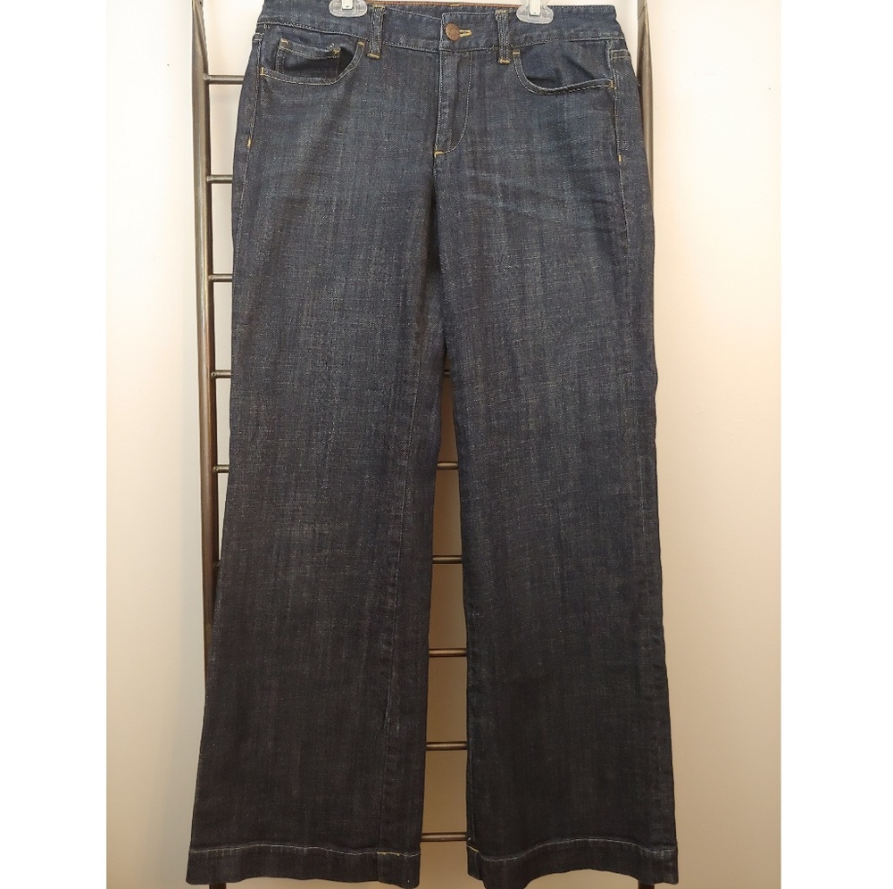 J Crew Favorite Fit wide leg jeans